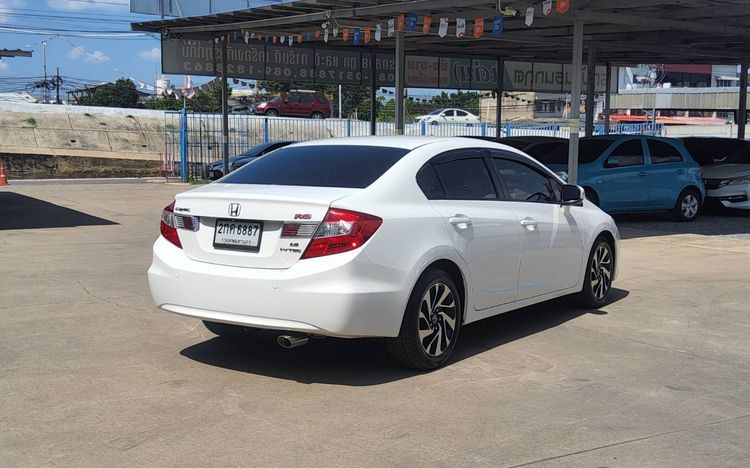 Honda Civic 2013 1.8 EL i-VTEC Sedan เบนซิน ไม่ติดแก๊ส เกียร์อัตโนมัติ ขาว รูปที่ 4