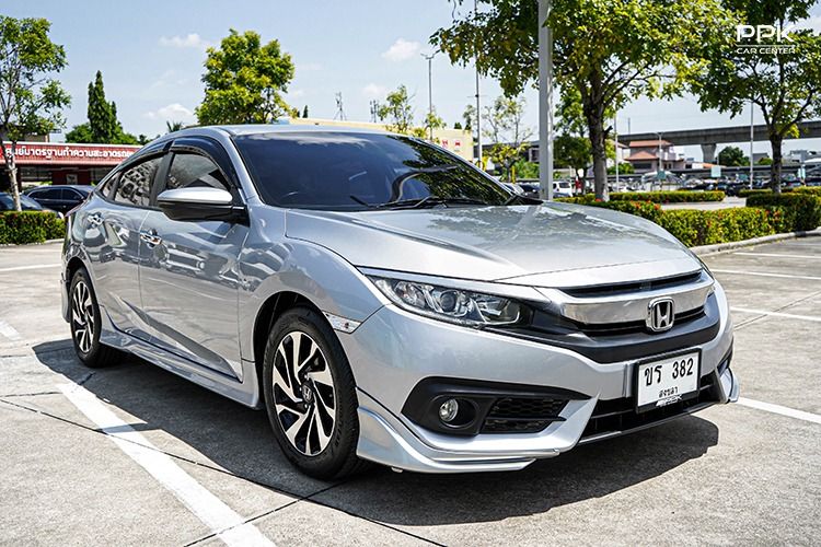 Honda Civic 2018 1.8 EL i-VTEC Sedan เบนซิน ไม่ติดแก๊ส เกียร์อัตโนมัติ เทา รูปที่ 3