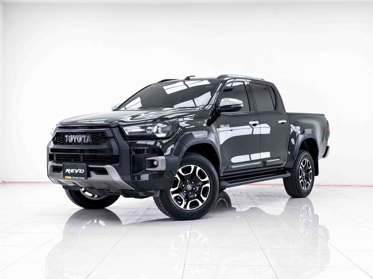 Toyota Hilux Revo 2023 Double Cab 2.4 Mid Prerunner Pickup ดีเซล ไม่ติดแก๊ส เกียร์อัตโนมัติ ดำ