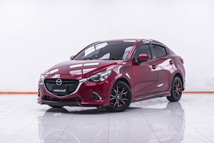 Mazda Mazda 2 2019 1.3 High Connect Sedan เบนซิน ไม่ติดแก๊ส เกียร์อัตโนมัติ แดง