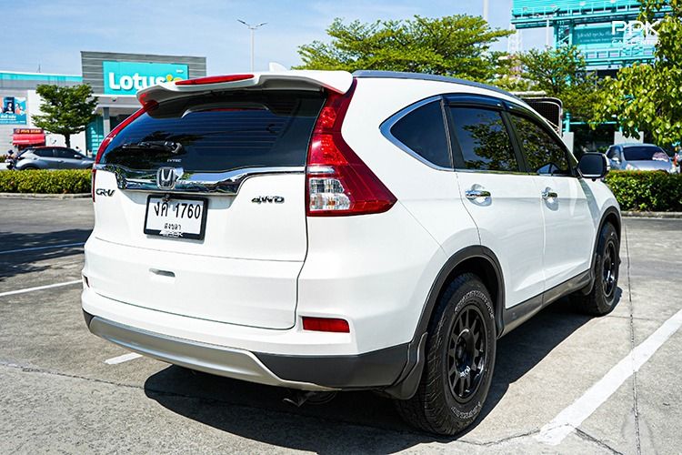 Honda CR-V 2015 2.0 E 4WD Utility-car เบนซิน ไม่ติดแก๊ส เกียร์อัตโนมัติ ขาว รูปที่ 4