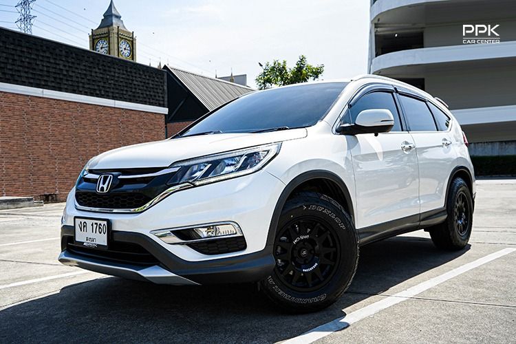 รถ Honda CR-V 2.0 E 4WD สี ขาว