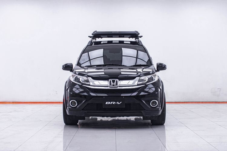 Honda BR-V 2016 1.5 SV Utility-car เบนซิน ไม่ติดแก๊ส เกียร์อัตโนมัติ ดำ รูปที่ 4
