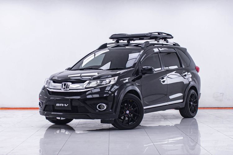 Honda BR-V 2016 1.5 SV Utility-car เบนซิน ไม่ติดแก๊ส เกียร์อัตโนมัติ ดำ
