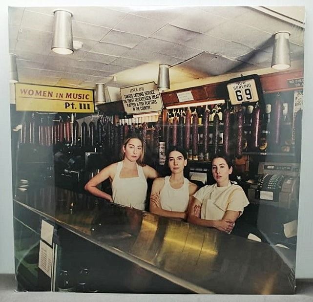 ภาษาอังกฤษ ขายแผ่นเสียง Haim ชุด Women In Music Pt. III 2LP 45RPM Yellow Vinyl มือ 1 ครับ