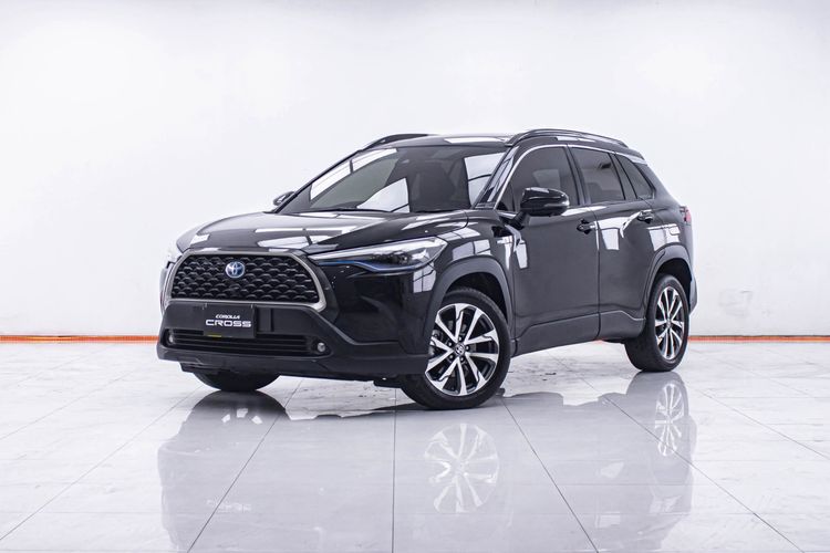 Toyota Corolla Cross 2021 1.8 Hybrid Premium Safety Utility-car ไฮบริด ไม่ติดแก๊ส เกียร์อัตโนมัติ ดำ