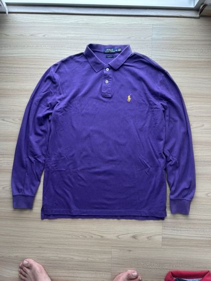 Polo Ralph Lauren long sleeve สีม่วง