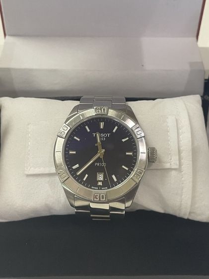 เงิน ขายถูก นาฬิกาผู้ชาย TISSOT PR100