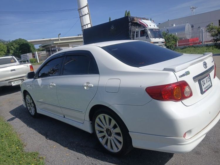 รถ Toyota Altis 1.6 E CNG สี ขาว