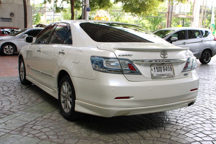 Toyota Camry 2011 2.4 Hybrid Sedan ไฮบริด ไม่ติดแก๊ส เกียร์อัตโนมัติ ขาว รูปที่ 4