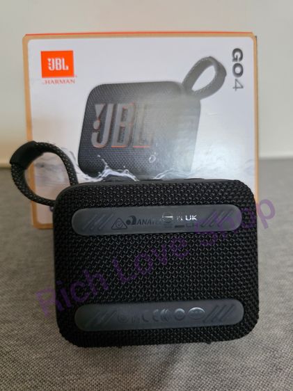 ลำโพงพกพา JBL Go 4 ของแท้(Mahajak) สีดำ รูปที่ 3