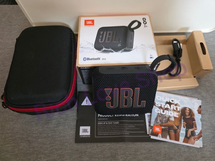 ลำโพงพกพา JBL Go 4 ของแท้(Mahajak) สีดำ
