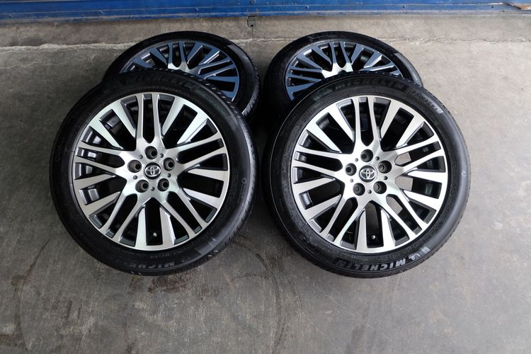 🌻 Vellfire 18 นิ้ว + ยาง Michelin Primacy 4 ขนาด 225 50R18 ปี24 