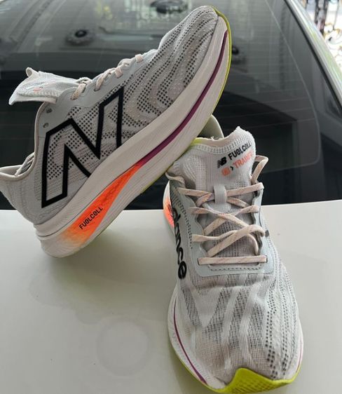 รองเท้าวิ่ง ไม่ระบุ ขาว ขาย New Balance Sc trainer Fuelcell size 43/275cm ของแท้ 100%  สภาพสวย