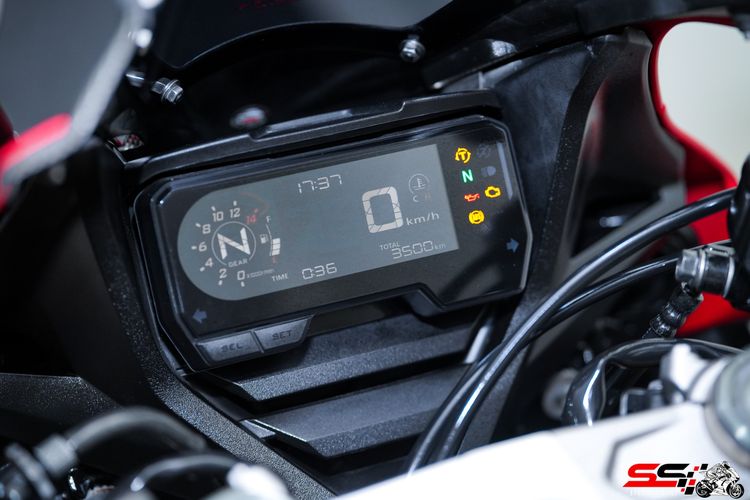 HONDA CBR 650R สีแดง ปี2019 วิ่งน้อย 3,500km ไมล์แท้ มือเดียว ท่อ FIRETORCH ไทเทเนียม รถสวยมาก รูปที่ 4
