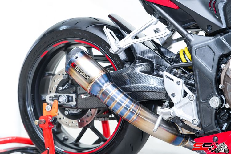 HONDA CBR 650R สีแดง ปี2019 วิ่งน้อย 3,500km ไมล์แท้ มือเดียว ท่อ FIRETORCH ไทเทเนียม รถสวยมาก รูปที่ 2