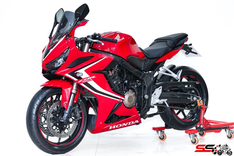 HONDA CBR 650R สีแดง ปี2019 วิ่งน้อย 3,500km ไมล์แท้ มือเดียว ท่อ FIRETORCH ไทเทเนียม รถสวยมาก รูปที่ 13