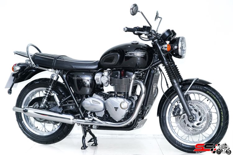 Triumph Bonneville T120 สีดำ ปี2022 วิ่งน้อย 7,400km ไมล์แท้ เบรค brembo มือเดียวสภาพป้ายแดง รถสวยมาก รูปที่ 18