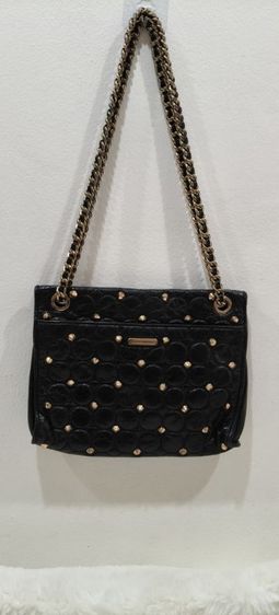 หญิง ดำ กป หนังแท้ สายโซ่ สวย ราคา 690