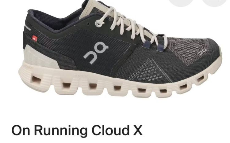 ขาย On Cloud x สี Black/Pearl size 43/270-275cm สภาพสวย ของแท้ 100% รูปที่ 2