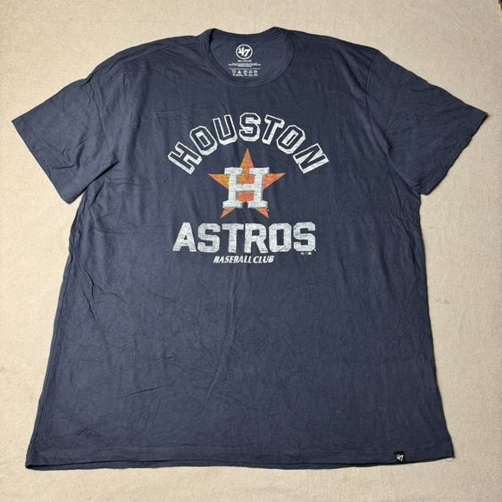 เสื้อยืด 47 x Houston Astros ผ้านิ่มดีมาก Size XXL รูปที่ 3