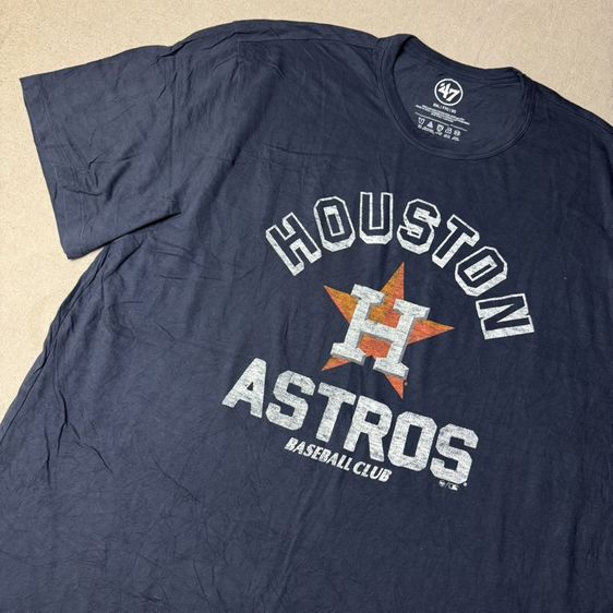 เสื้อยืด 47 x Houston Astros ผ้านิ่มดีมาก Size XXL รูปที่ 2