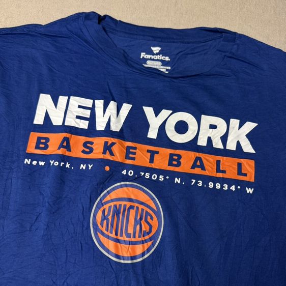 เสื้อยืด Fanatics x New York Basketball Size XL รูปที่ 4