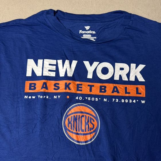 เสื้อยืด Fanatics x New York Basketball Size XL