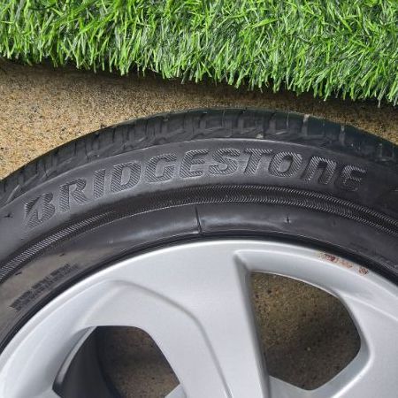 ขายแม็ก​เดิม​ Honda​ City ขอบ15 เดิมๆไม่เคยซ่อมหรือทำสี​ มีรอยนิดหน่อย​พร้อมยาง​ Bridgestone Ecopia ep300​ 185 60 15 ปลายปี21 ชุด4วง​ 2800​บ รูปที่ 6