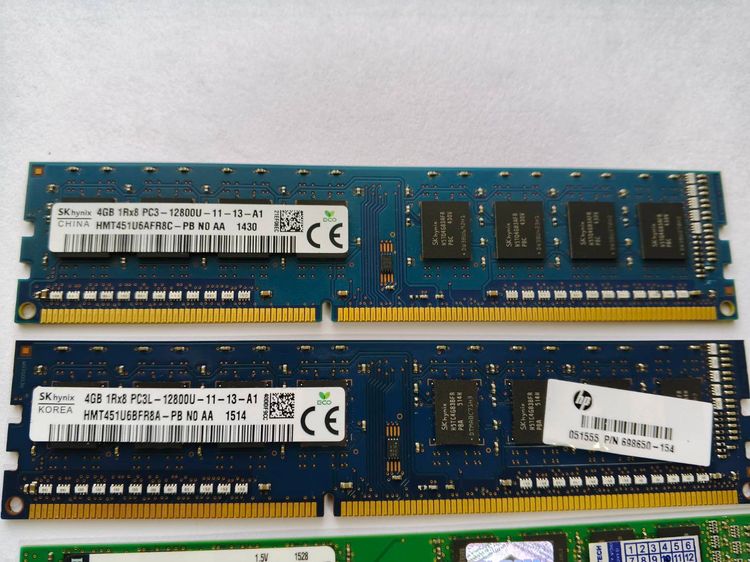RAM DDR3 1600MHz 4GB 4 ตัว 8GB 1 ตัว รูปที่ 2
