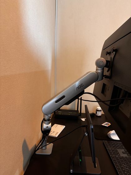 SAMSUNG ViewFinity S5 Monitor รุ่น LS34C500GAEXXT With Monitor Arm AOC Ergonomic Design Single (AM400) Grey รูปที่ 3