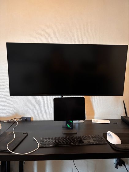 จอภาพ SAMSUNG ViewFinity S5 Monitor รุ่น LS34C500GAEXXT With Monitor Arm AOC Ergonomic Design Single (AM400) Grey