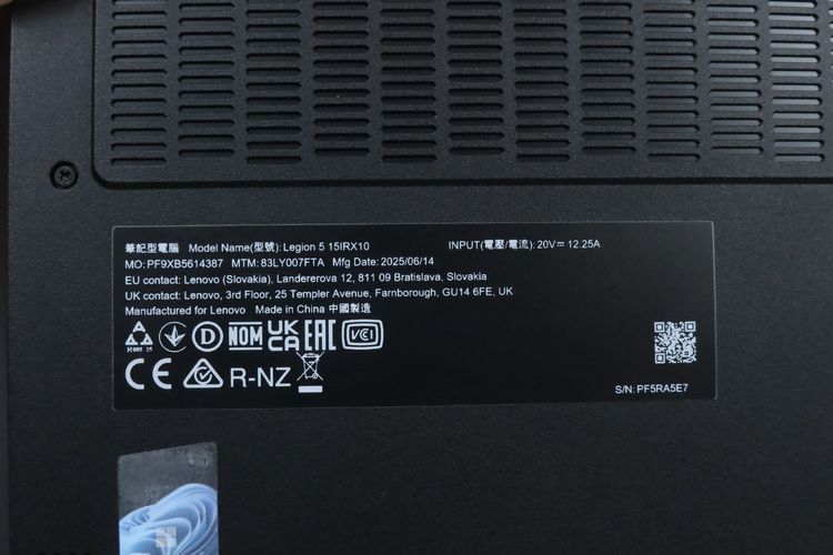 LENOVO LEGION 5 Core i7-14700HX.RTX5050 RAM24.1TB  รูปที่ 12