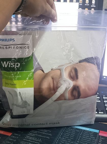 อุปกรณ์เพื่อสุขภาพ CPAP Mask Philips Respironics รุ่น wisp Nasal Mask