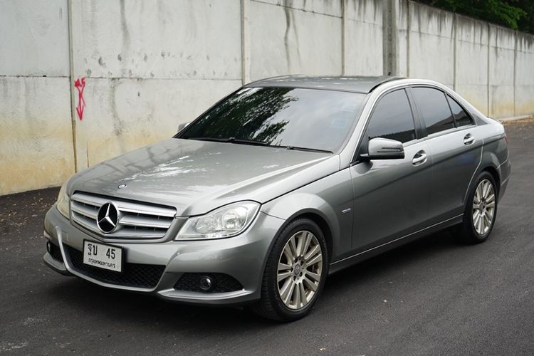 Mercedes-Benz C-Class 2012 C200 CGI Sedan เบนซิน ไม่ติดแก๊ส เกียร์อัตโนมัติ เทา