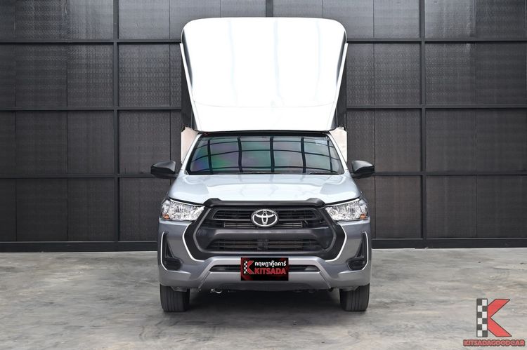 Toyota Hilux Revo 2022 2.4 Entry Pickup ดีเซล ไม่ติดแก๊ส เกียร์ธรรมดา บรอนซ์เงิน รูปที่ 2