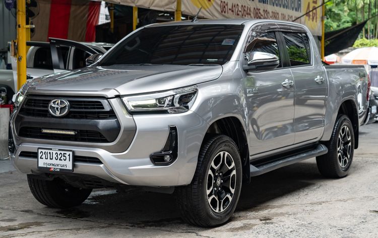 Toyota Hilux Revo 2022 Double Cab 2.4 Mid 4WD Pickup ดีเซล ไม่ติดแก๊ส เกียร์ธรรมดา เทา รูปที่ 2