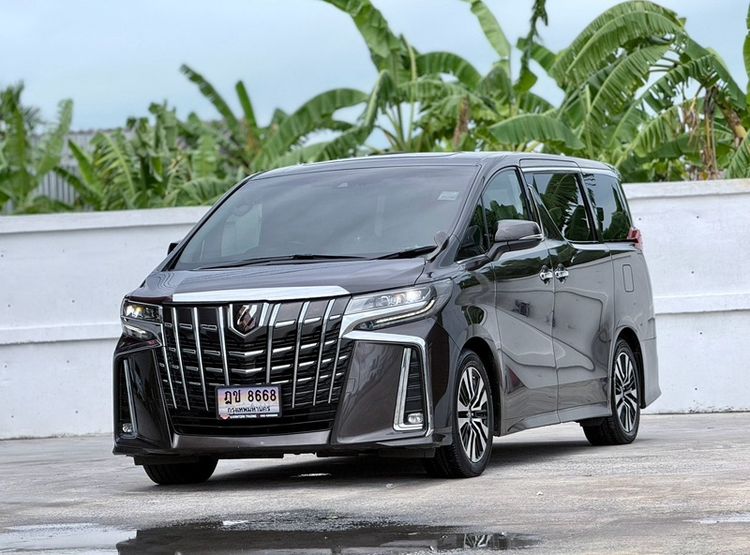 Toyota Alphard 2020 2.5 S C-Package Van เบนซิน ไม่ติดแก๊ส เกียร์อัตโนมัติ น้ำตาล