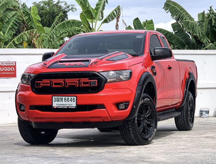 Ford Ranger 2021 2.2 Hi-Rider XL Plus Pickup ดีเซล ไม่ติดแก๊ส เกียร์ธรรมดา แดง