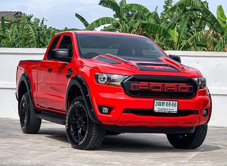 Ford Ranger 2021 2.2 Hi-Rider XL Plus Pickup ดีเซล ไม่ติดแก๊ส เกียร์ธรรมดา แดง รูปที่ 3