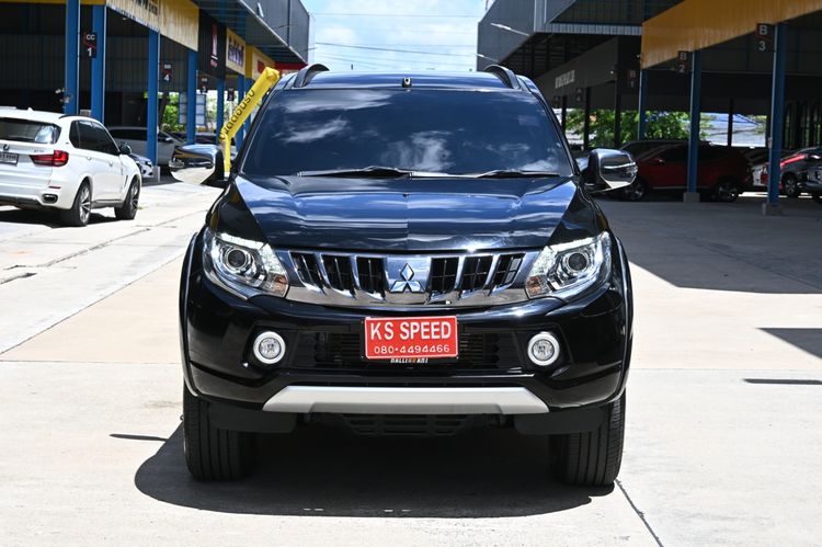 Mitsubishi Triton 2018 2.4 GT Premium 4WD Pickup ดีเซล ไม่ติดแก๊ส เกียร์อัตโนมัติ ดำ รูปที่ 2
