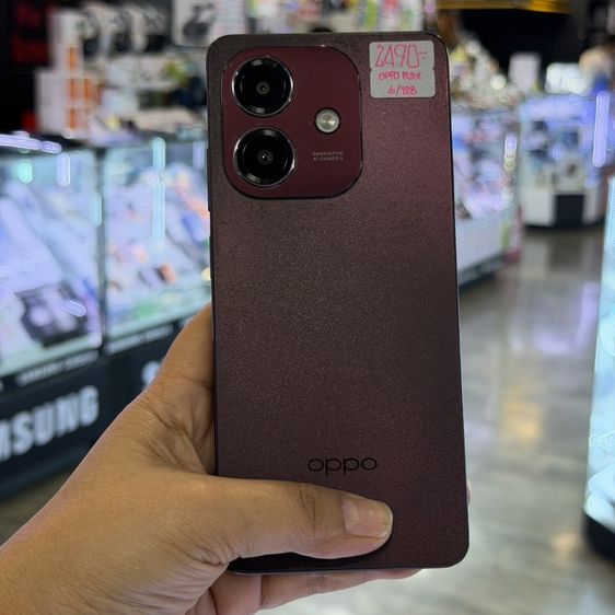 OPPO A3x 128GB สีแดง เครื่องศูนย์ สภาพสวย จอ6.67นิ้ว แรม6รอม128 Snap6s Gen1 🔥🔥 รูปที่ 2