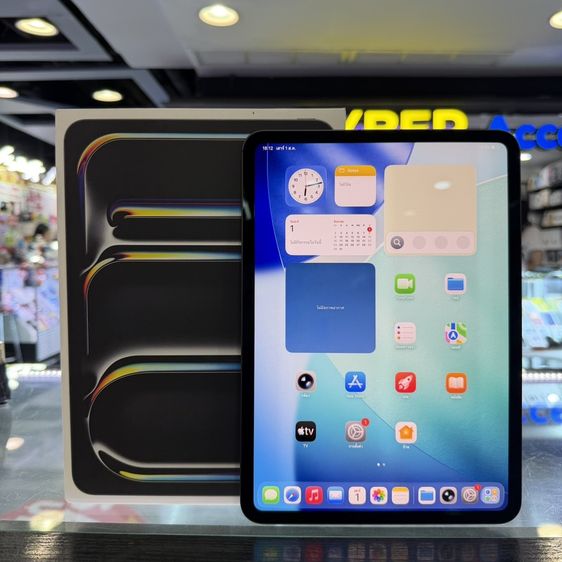 Apple 256 GB iPad Pro 11 M5 256GB สีดำ ใส่ซิม(Cellular+WiFi) เครื่องศูนย์ โมเดลTH สภาพสวยมากๆ จอ11.0นิ้ว ชิปM5 สุขภาพแบต100% ประกันศูนย์ยาวๆ🔥🔥