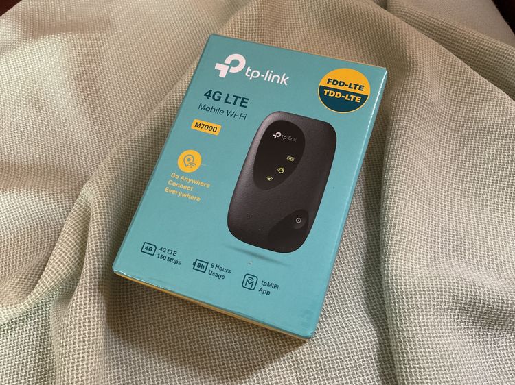 ของใหม่ พ็อกเก็ตไวไฟ TP-Link M7000 4G LTE แค่แกะเช็คอุปกรณ์