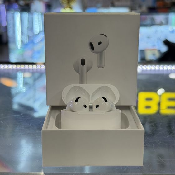 Apple Airpods Gen4 (ANC) เครื่องศูนย์  พร้อมการตัดเสียงรบกวนแบบแอ็คทีฟ สภาพสวยมากๆ ประกันศูนย์ยาวๆถึง03/04/70 🔥🔥