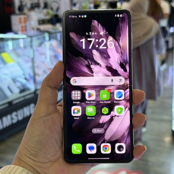 256 GB Oppo Find N3 Flip สีชมพู เครื่องศูนย์ สภาพสวย จอ6.8นิ้ว แรม12รอม256 Dimensity9200 กล้อง50ล้าน(3ตัว)🔥🔥