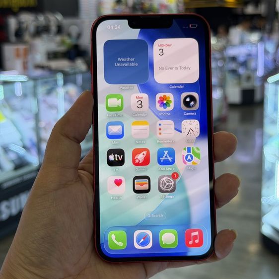 iPhone13 128GB สีแดง โมเดลF สภาพสวยมากๆ สุขภาพแบต82% เครื่องใช้งานดีเยี่ยม🔥🔥