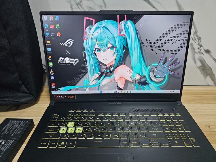 TUF 17.3"  Intel i7-12700H+ RTX3050+Ram16+ FHD IPS+เครื่องสวย  รูปที่ 2