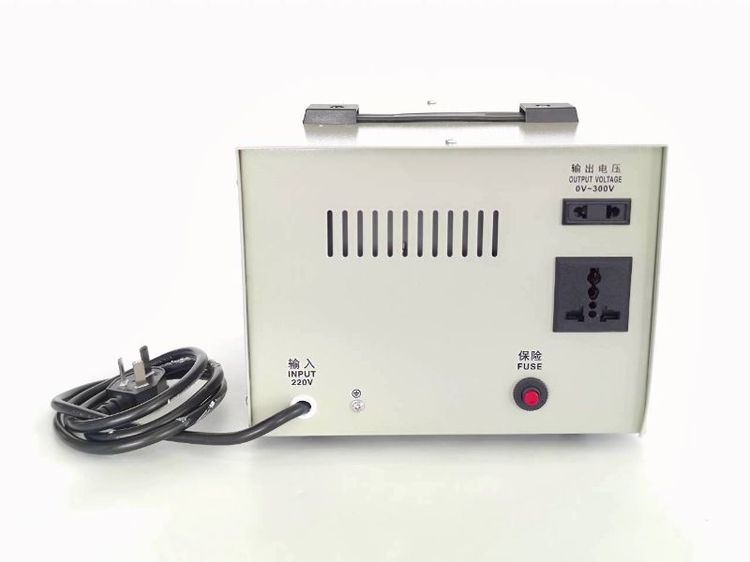เครื่องปรับแรงดันไฟฟ้า Variac CNHUIZ STG-2000W 0-300Vเครื่องปรับแรงดันไฟฟ้าแบบปรับค่าได้ (Variac) สำหรับงานช่าง งานทดลอง และงานซ่อมอุปกรณ์ไฟฟ้า ปรับแรงดันได้ละเอียด รูปที่ 5