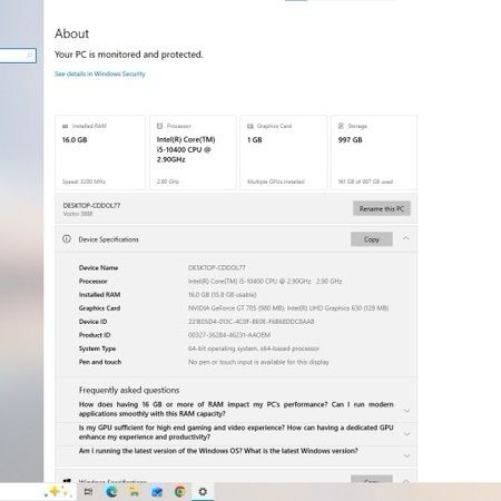 SET คอม DELL i5 10400 รูปที่ 3